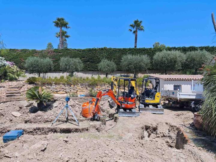 Chantier de terrassement Vaucluse